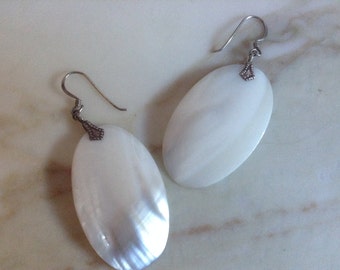 Vintage Mother of Pearl Earrings