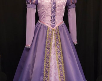 NEW Design! RAPUNZEL Tangled Costume ADULT Custom Size