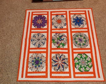 Baby Quilt "Kaleidoscope- dinos&children at play"