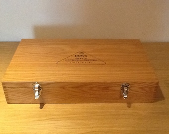 Oak presentation box