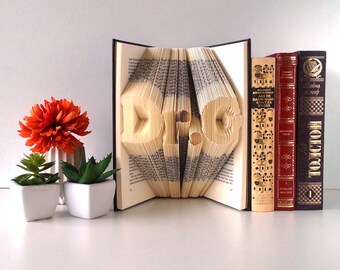 Doctorate gift, PhD, PhD Graduation gift, PhD Gift, Master Degree, Professor Gift, Graduation Gift, Folded Book Art, Doctor Gift, 001