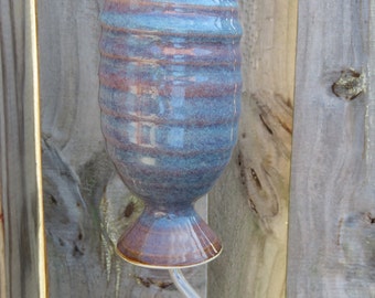 Stoneware Pottery Hummingbird Feeder in Opal Glaze