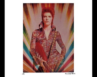 David Bowie Vintage Print by Fairchild Paris