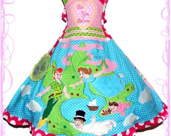 Custom made Appliqued dress