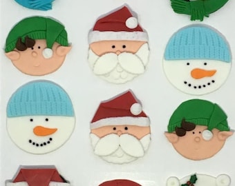 Christmas Cupcake Toppers