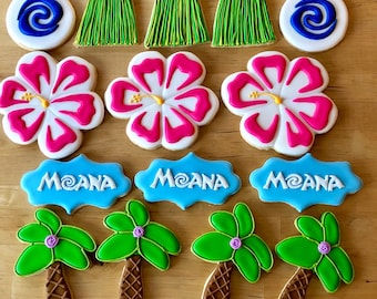 Moana sugar cookies | Etsy