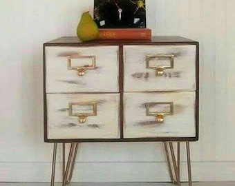 Index Card File Cabinet/END TABLE