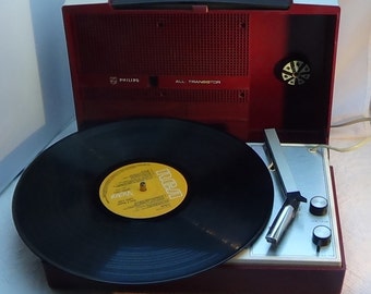 Philips Dutch SUNDAY SUN REPLAY record player 1980