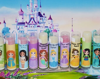 Lip Balm, Cinderella Party Favors, Princess Party, Princess Party Favors, Girl Birthday Party Favors, Princess Birthday, Girl Prizes, Movie