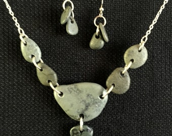 Lake Superior Stone Necklace Set