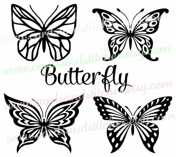 Download Butterfly SVG Fancy Butterflies SVG Digital Cutting File