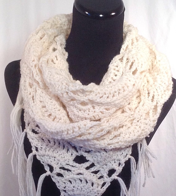fisherman stitch scarf