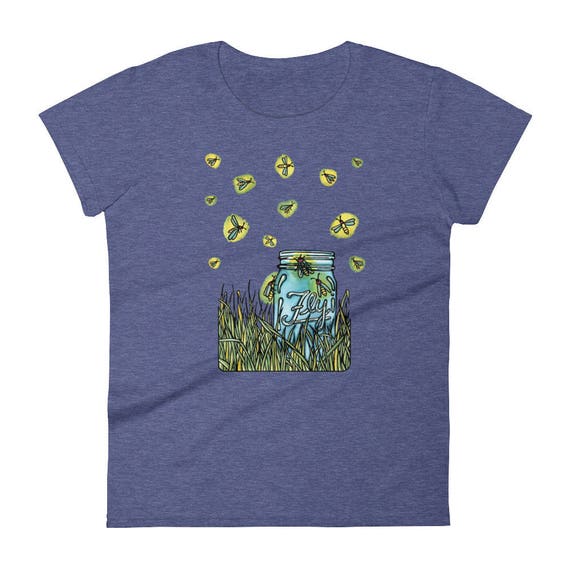 Fireflies by Sarah Angst Art - Women's Short Sleeve T-shirt