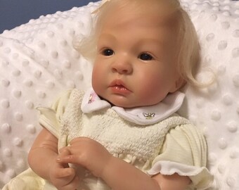 Sweet Reborn Baby Girl Completed, Not a kit- Shyann Sculpt
