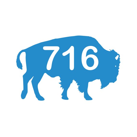 716 Buffalo Vinyl Decal