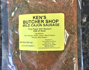 Ken's Cajun Mild Sasuage Seasoning