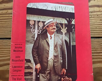 Vintage Theatre Arts Magazine December 1959 Issue Jackie Gleason Complete Text The Visit Retro Fifties Magazine Broadway Collectible