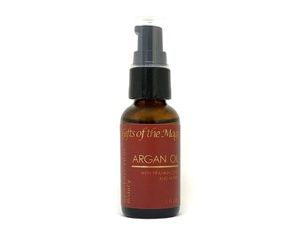 Frankincense and Myrrh in Pure Organic Argan Oil For Skin, Hair, Nails and Scars, Gifts of the Magi, 1 oz. by RESURRECTIONbeauty