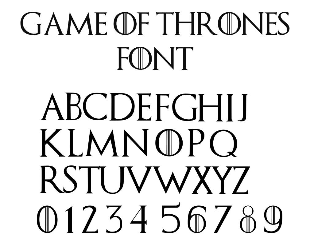 Download Game of Thrones Font Svg Game of Thrones Alphabet Svg Eps