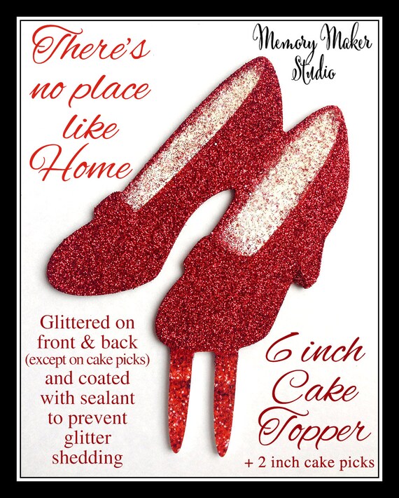 Ruby Slippers Cake Topper Ruby Slippers Cake Topper
