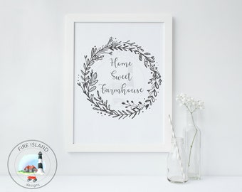 Farmhouse print | Etsy
