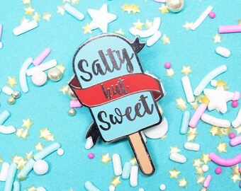 Sea Salt Ice Cream Enamel Pin