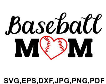 Baseball mom svg | Etsy