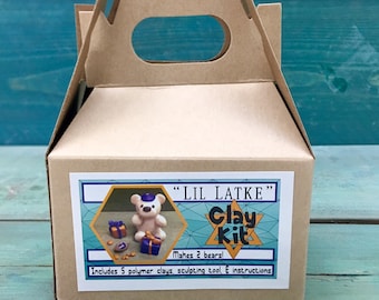Clay Kit// Polar Bear//Hanukkah Gift