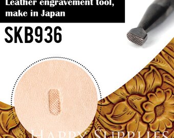 1pcs Leather Carving for Leather Craft, DIY Leather Craft Stamp for Hand Stamping Custom Steel Seal,Steel Leather Engrave Tool (SKB936)