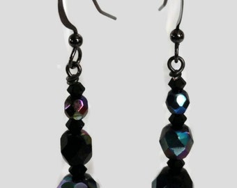 Victorian Jet Earrings