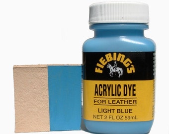 Fiebing's Acrylic Light Blue Leather Paint 2 oz. (59mL) 2604-11