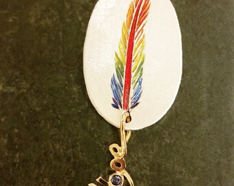 Silver Feather Pendant