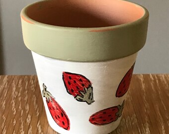 Strawberries Succulent Planter