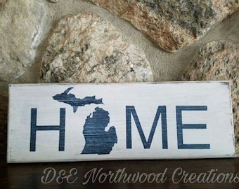 Homemade Rustic Home Wood Sign