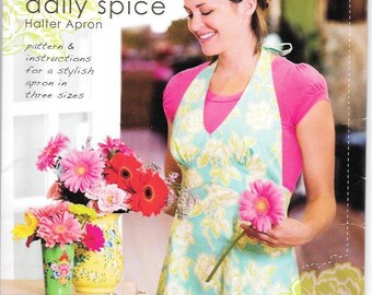 Halter Apron Pattern By Heather Bailey Size Small (6-10)
