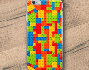 Lego Bricks, Phone Case For iPhone 8 iPhone 8 Plus, iPhone X, iPhone 7 Plus, iPhone 6, iPhone 6S