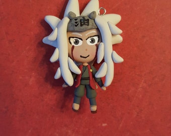 Jiraiya Polymer Clay Charm