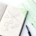 planner stencil, bullet journal stencil, school supplies, back to school, bujo stencil, geometric shapes, plastic stencil, box stencil