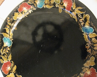 Beautiful Huge Tole Painted Serving Tray