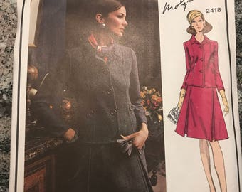 Vogue Paris Original Pattern - Molyneux - 2418 - size 12