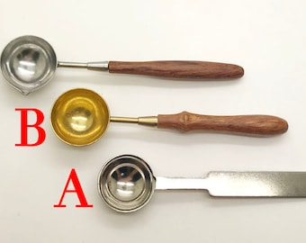 3 Different Size Wax Spoon