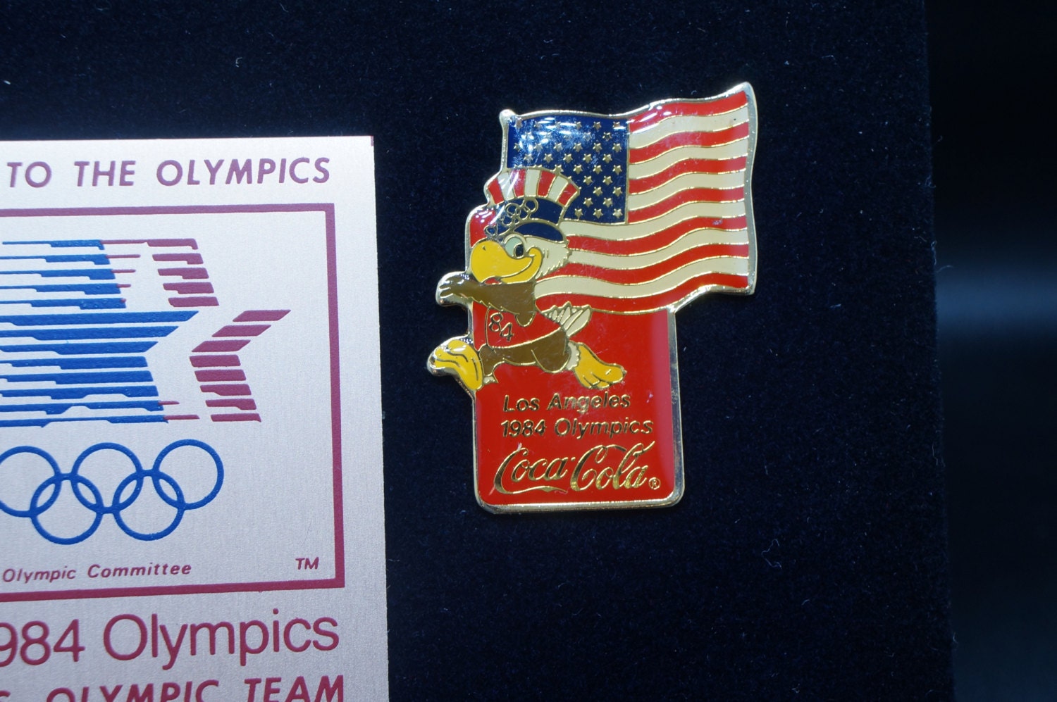 SALE! Coca Cola 1984 Los Angeles Summer Olympic Games pin sponsor set ...