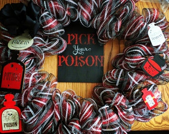 Pick You Poison Wreath