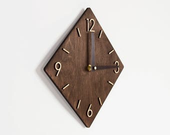 Rustic Wall Clock, Wood Clock Wall, Wall Clock, Modern Clock, Wood Clock, Wooden Clock, Wood Clock Modern, Wall Clocks Wood, Newlyweds Gift