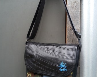 Recycled Bag - Mixed repurposed materials - Everyday Bag - Vegan Purse - Ladies Fashion