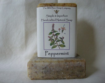 Peppermint Soap, Soap, Natural Soap, Handcrafted Soap, Bar Soap, Peppermint Essential oil, Soap