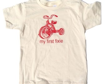 my first fixie baby tricycle t shirt