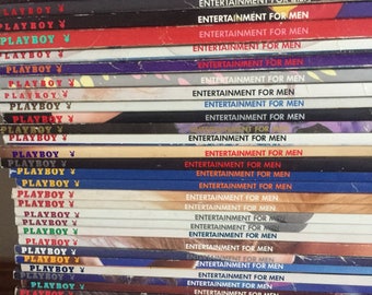 Random Stack of Vintage Playboy Magazines