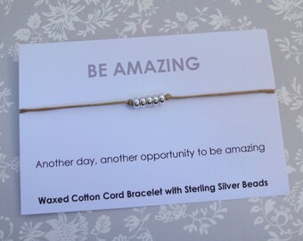 Be Amazing Friendship Bracelet