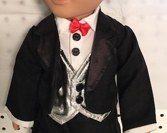 Doll clothes that fit 18” like the american girl black tux#1